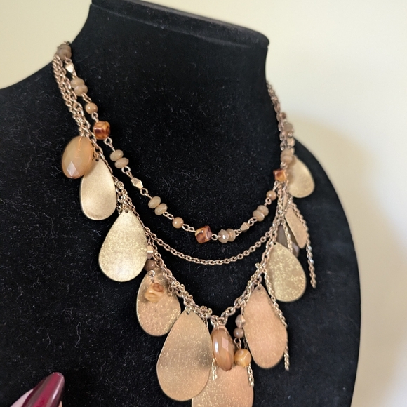 Gold Layered Necklace - Picture 4 of 10